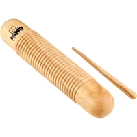 Guiro De Madera NINO Percussion Con Rascador NINO555